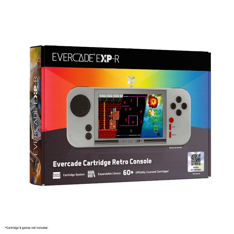 Consola de jocuri portabila, Evercade EXP-R, IPS 800x480, Wi-Fi, USB-C, Retro clasic
