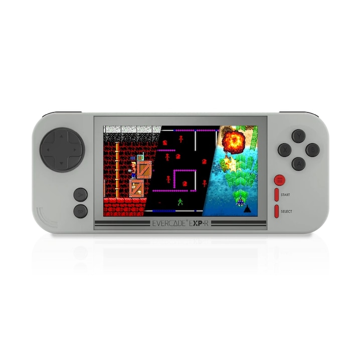 Consola de jocuri portabila, Evercade EXP-R, IPS 800x480, Wi-Fi, USB-C, Retro clasic