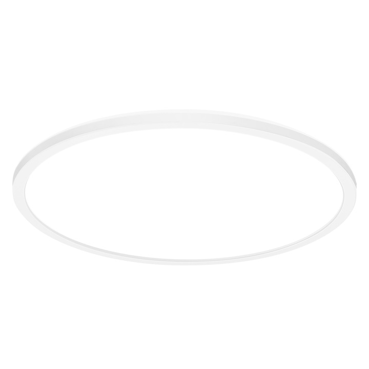 Plafoniera LED OSRAM Orbis Ultra Slim, dimabila, 22W, 1850 lm, lumina calda (3000K), IP20, 40cm, Alb, clasa energetica E