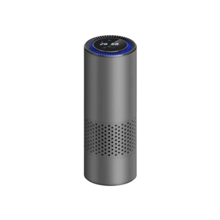 Purificator de aer SwitchBot Air Purifier Table, 3 in 1, filtru HEPA si carbon, incarcare wireless, 20 dB, 20 m²