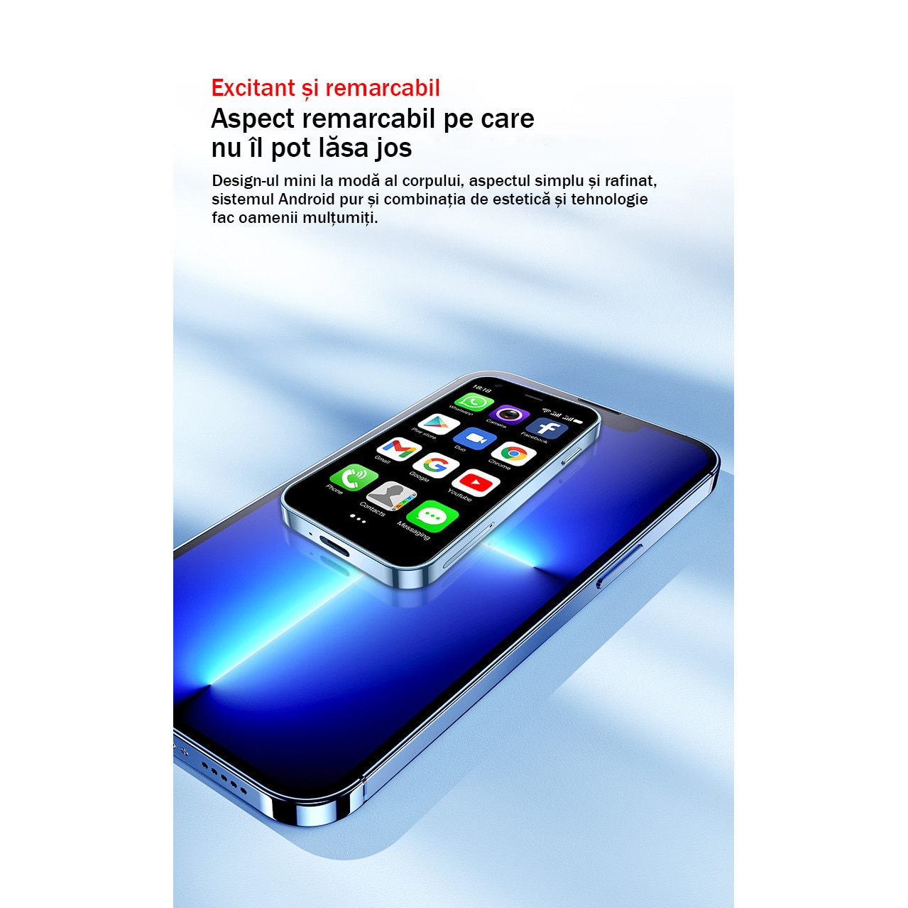 Smartphone ONEMYTH XS15, Negru, 3G, 3 inch, 2GB RAM, 16GB ROM, Dual SIM