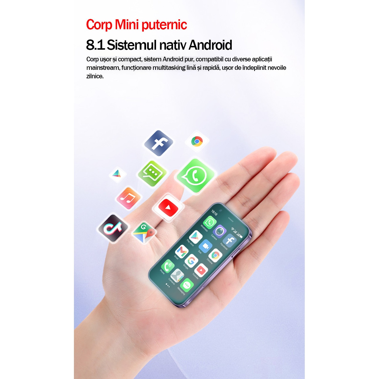 Smartphone ONEMYTH XS15, Negru, 3G, 3 inch, 2GB RAM, 16GB ROM, Dual SIM