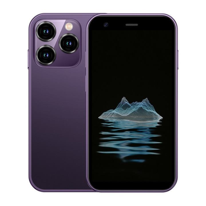 Telefon mobil ONEMYTH XS15, 3G, 2GB RAM, 16GB, dual SIM, violet, 3.0 inch