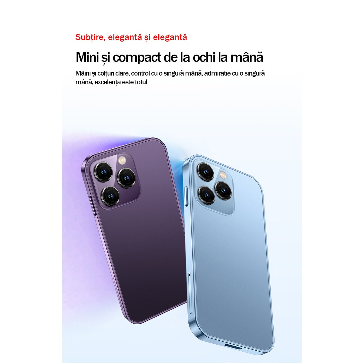 Mini smartphone ONEMYTH XS15 gri, 3G, 3.0 inch, 2GB RAM, 16GB ROM