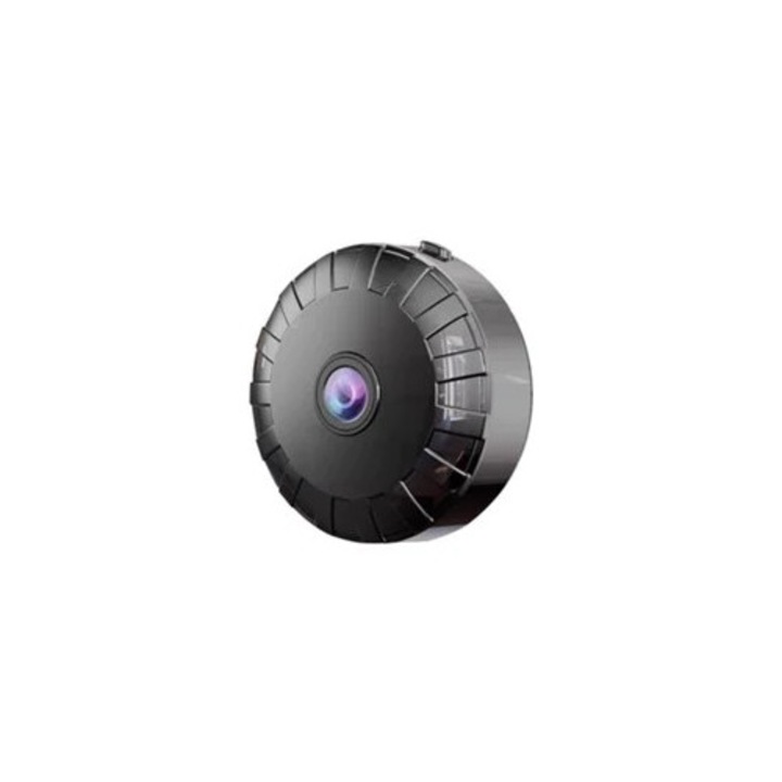 Camera spion mini WiFi, 1080p HD, cu detectie de miscare, neagra