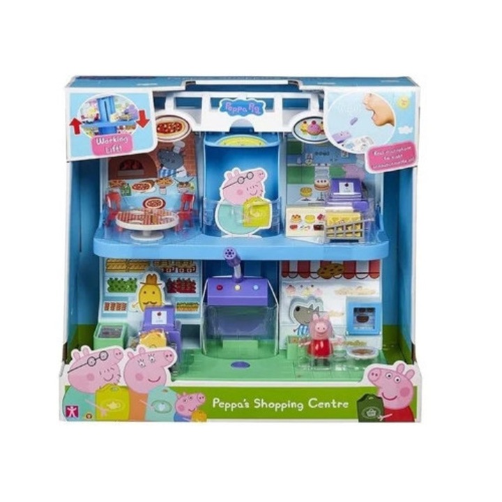 Peppa Pig Bevásárlóközpont babaház, 3 év+