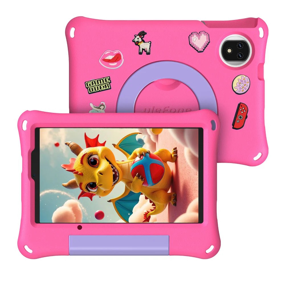 Tableta Ulefone Tab A9 Pro Kids, 128GB, 4GB RAM, 4G, Pink
