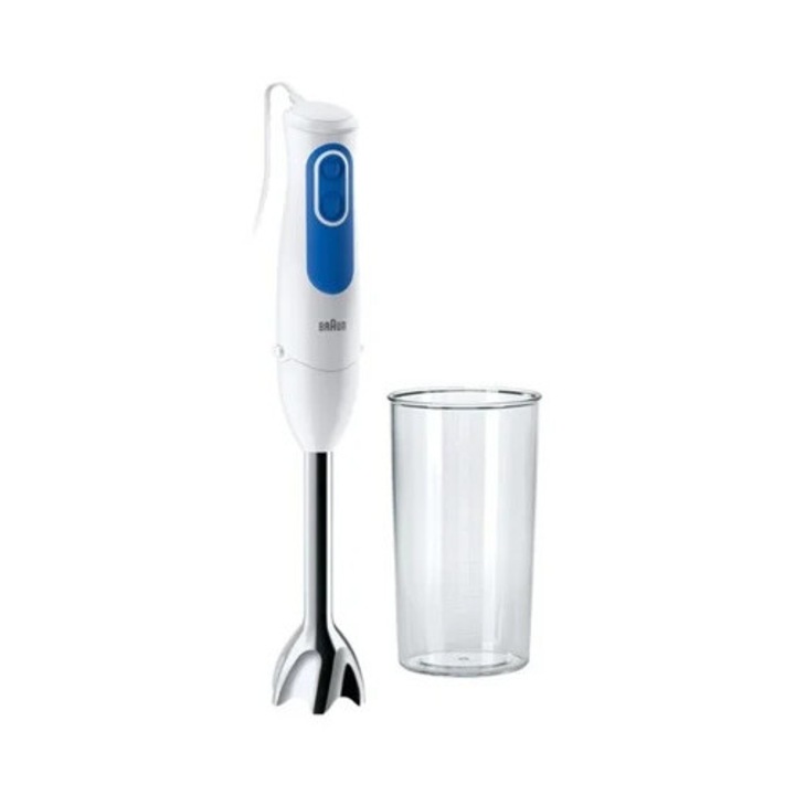 Blender de mana cu accesorii, 700 W, alb
