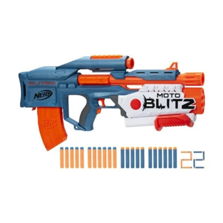 Играчка оръжие NERF Elite 2.0 Motoblitz Cs 10, 34.3x6.7x61см