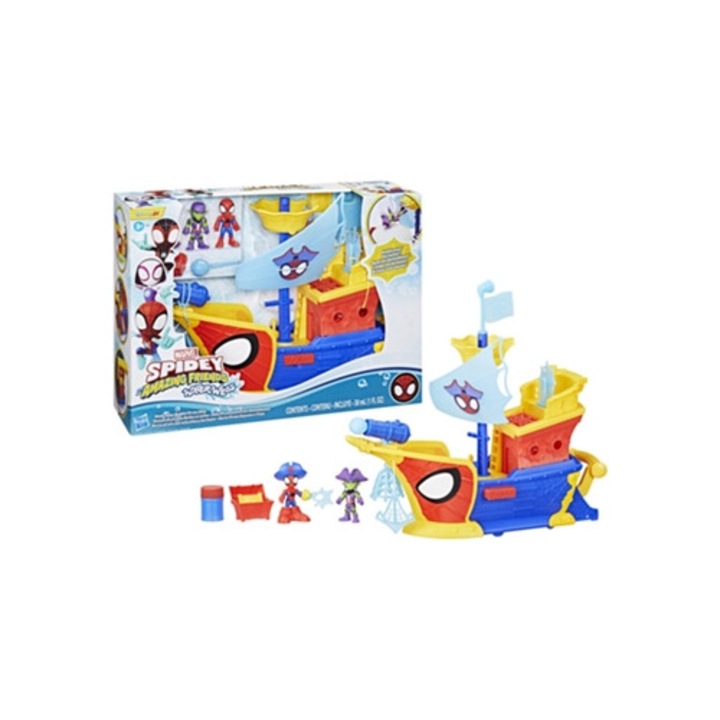 Spidey Waterwebs fürdőhajó, Pókember, többszínű