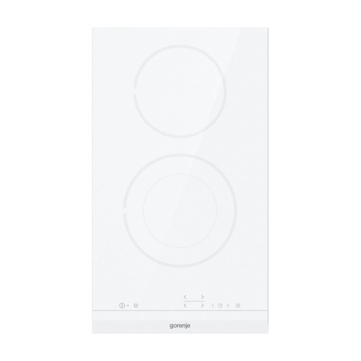 Plita ceramica MIDEA MCH300D111K0, 2 zone de gatit, 3000W, sticla neagra, 28.8x52cm