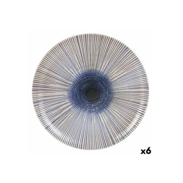 LA MEDITERRANEA Irys tányérkészlet, 6 darab, 32.5 cm