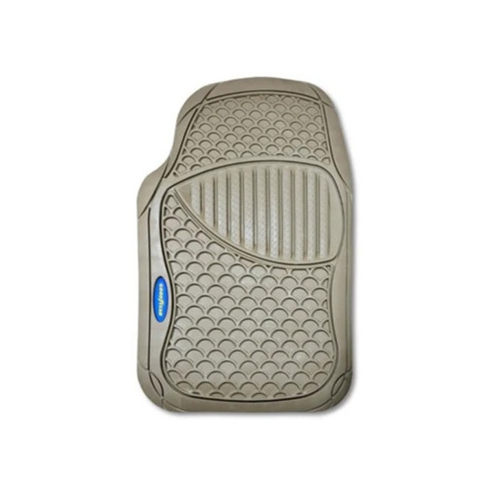 GOODYEAR autószőnyeg szett, 4 db, bézs, PVC, 64x47x1cm