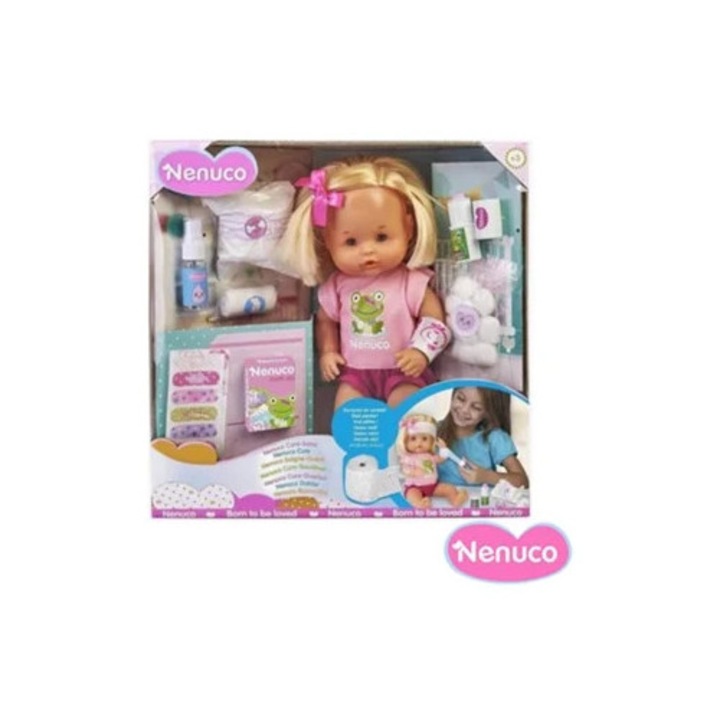 Nenuco FAMOSA FEBER Cura Sana baba, 35x10.5x35cm, 3 éves kortól