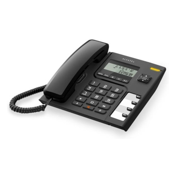 Telefon cu fir ALCATEL, T56, negru