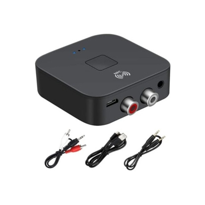 Bluetooth 5.0 audio adapter, 3.5 AUX / RCA bemenet