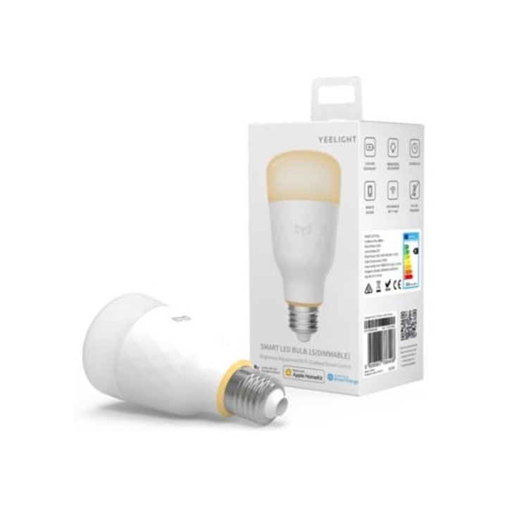 Bec LED inteligent Yeelight Smart Bulb 1S, alb, set