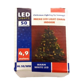 Ghirlanda cu LED-uri micro, 50 microLED-uri alb cald, Home ML 50/WW Ghirlanda cu LED-uri micro, 50 microLED-uri alb cald, Home ML 50/WW