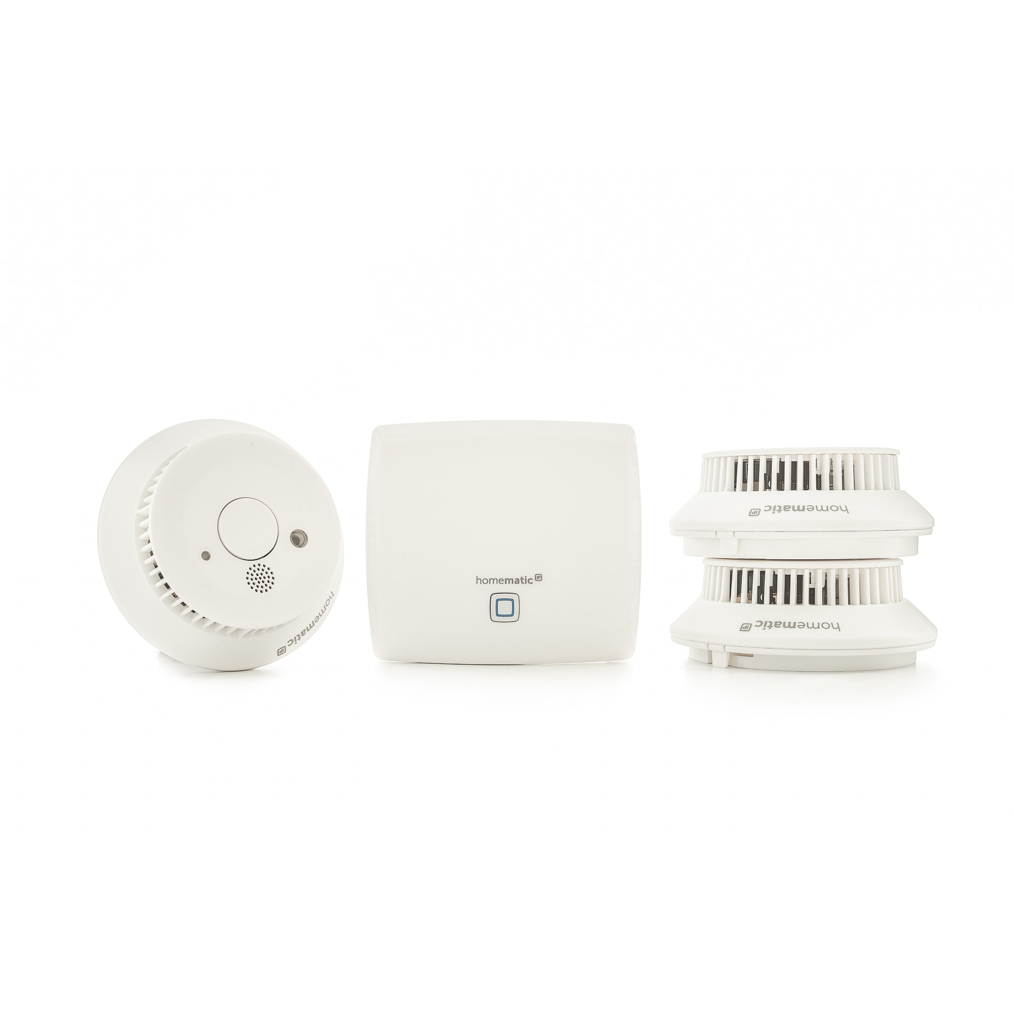 Kit casa inteligenta Homematic IP Smoke alarm, HmIP-SK4, cu functie de sistem de alarmare prin internet