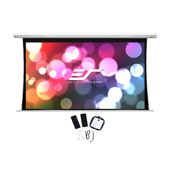 Ecran proiectie electric profesional tensionat ELITESCREENS Saker SKT110XHW-E12, marime vizibila: 243.8 cm x 137.2cm Ecran proiectie electric profesional tensionat ELITESCREENS Saker SKT110XHW-E12, marime vizibila: 243.8 cm x 137.2cm