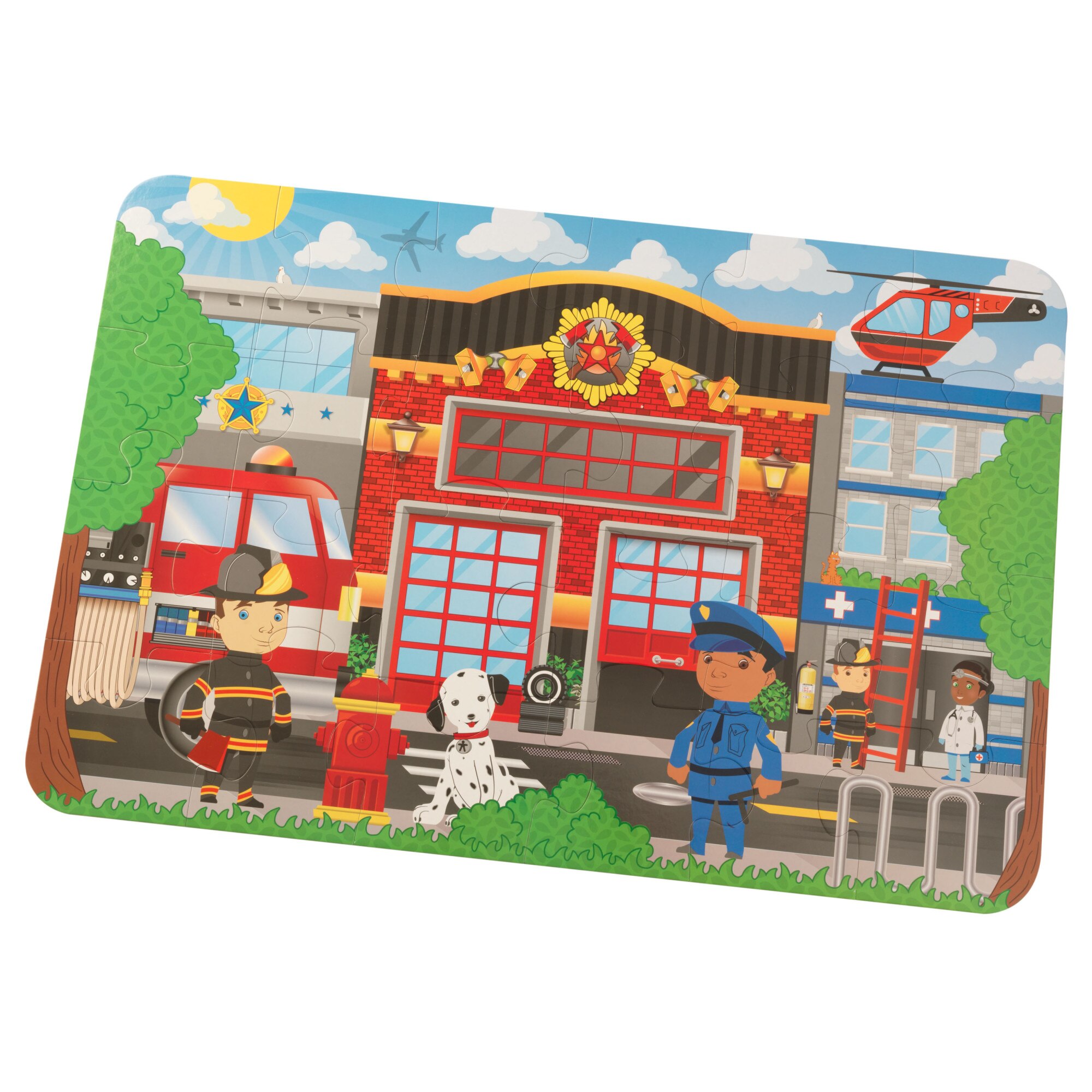 Puzzle de podea Pompieri Kidkraft