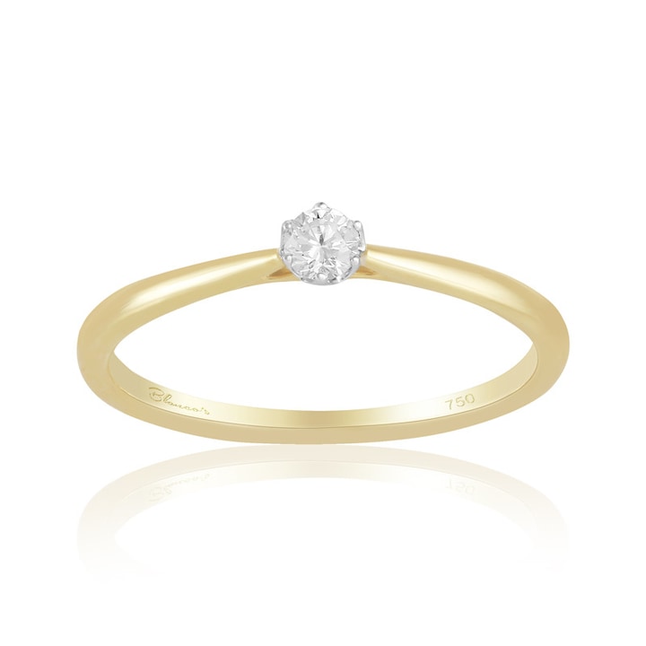 Inel Logodna Aur 18k Diamant BLANCO'S, RS1489-Y56, Marime 56