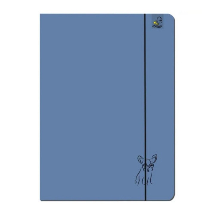 Set dosare A4, denim, 5 bucati