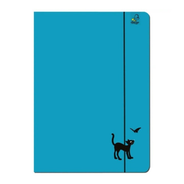 Set dosare A4, 5 bucati, albastru