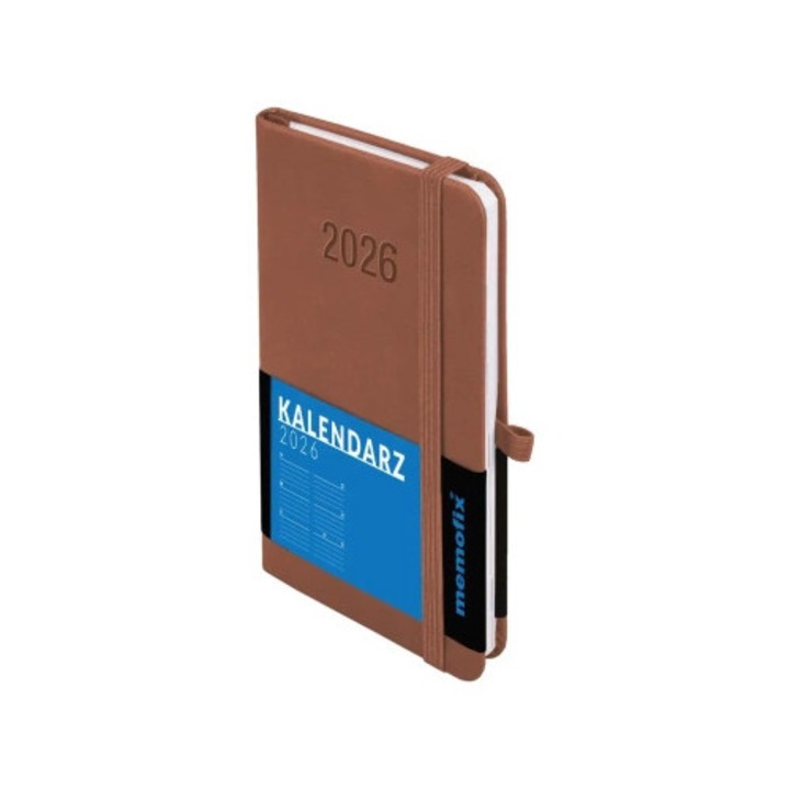 Agenda Antra Memofix B6, 128 pagini, ecologica, chamoise, 180x125mm