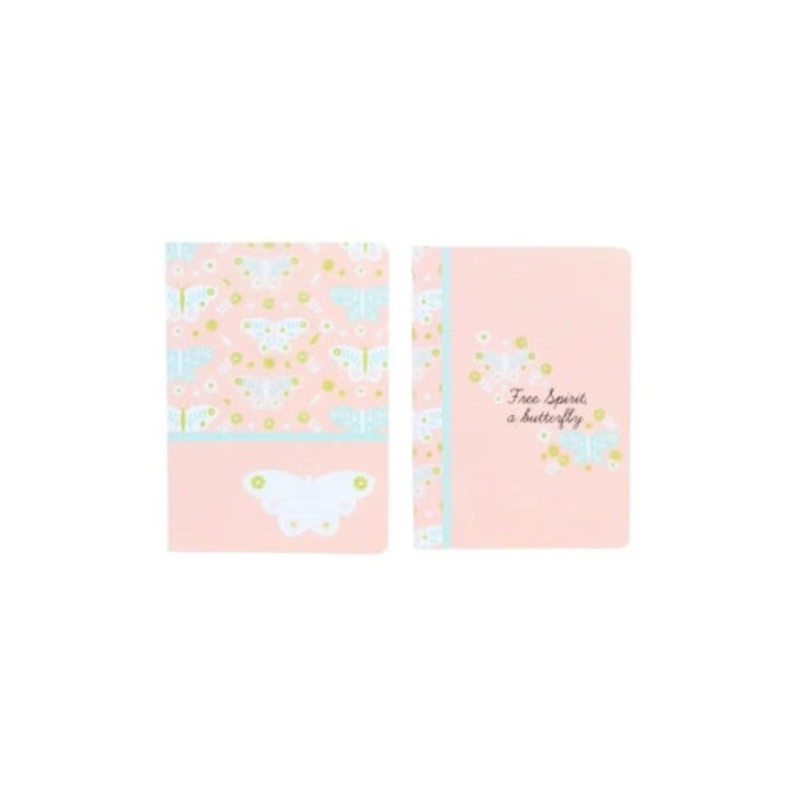 A5 füzetkészlet, 48 lapos, EV-Corp, színes design, 5 darab