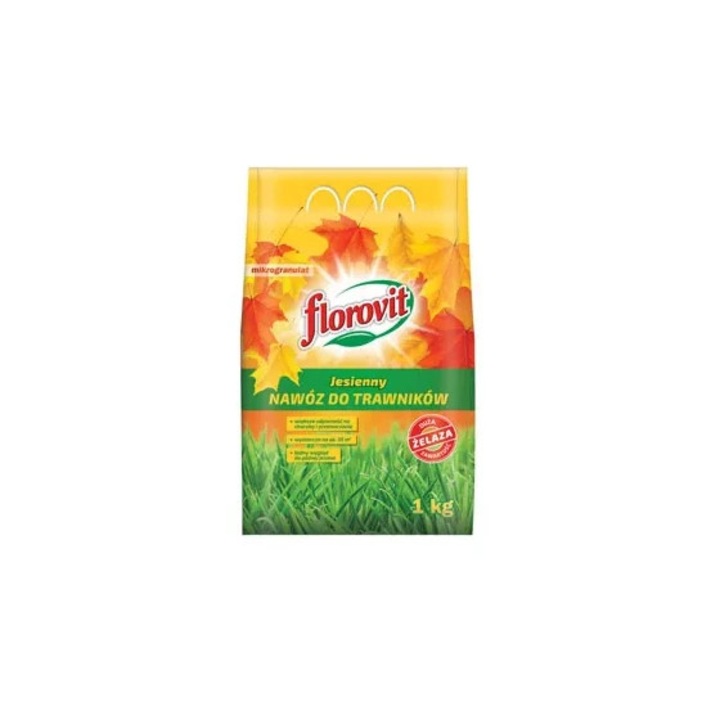 Ingrasamant granulat de toamna pentru gazon Florovit, 1 kg