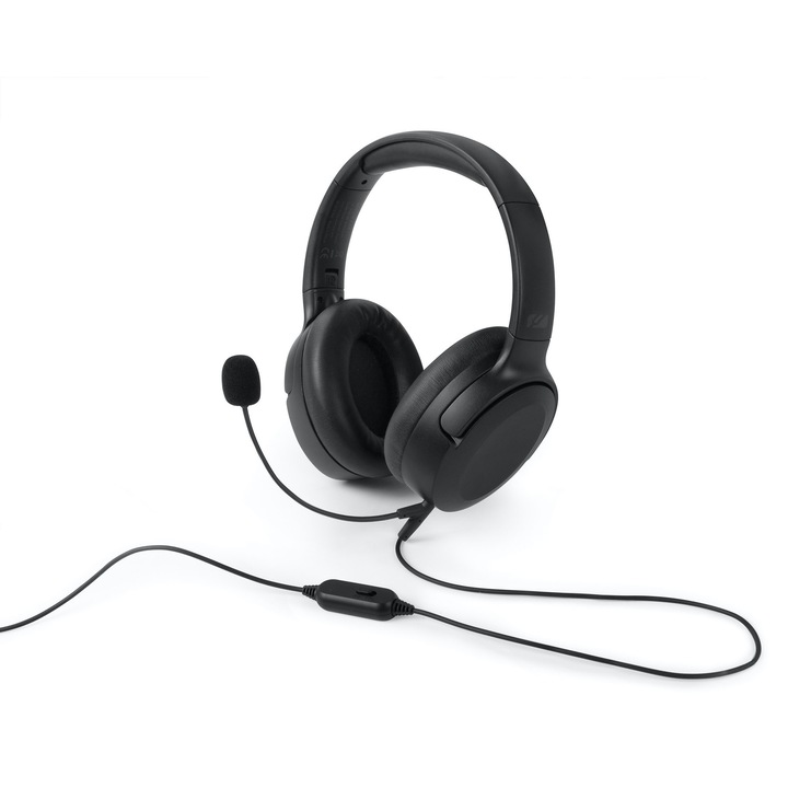 Casti cu fir Muse, M-212 CH, microfon, 3.5mm, 32Ohm, negru