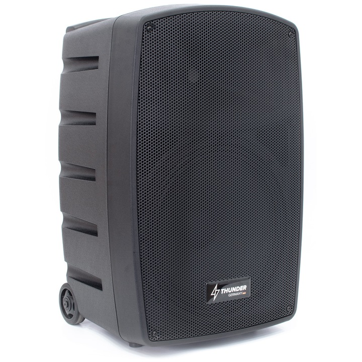 Boxă portabilă cu acumulator Thunder HLR-12 (12″) 800W (2xMic + MP3 + TWS Bluetooth)