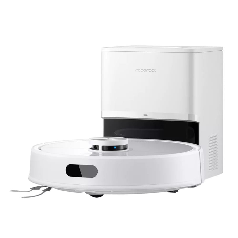 Aspirator robot Roborock Q7 BF+, cu stație de andocare cu golire automată, 8000 Pa, alb - Q7-BF-PLUS-WH