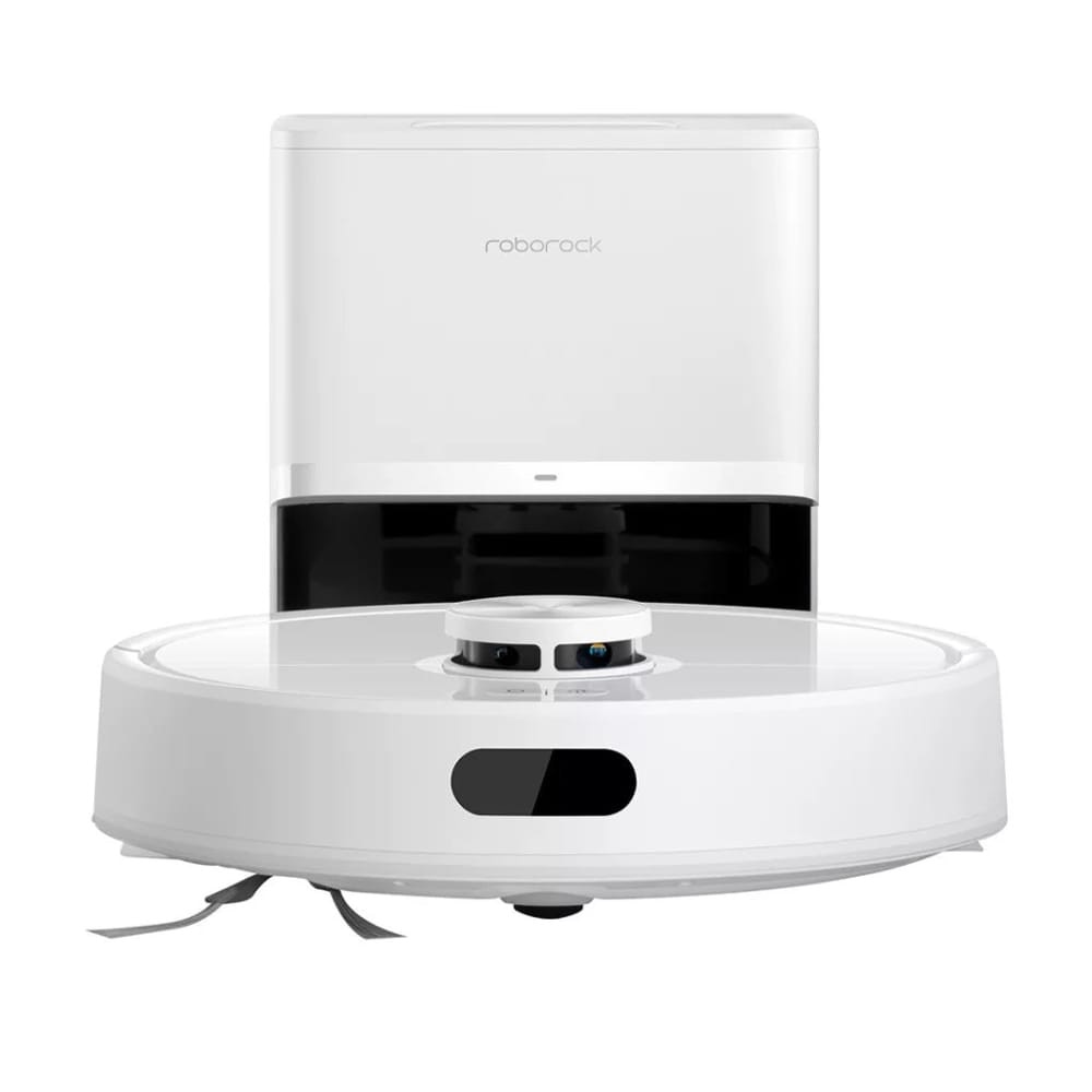 Aspirator robot Roborock Q7 BF+, cu stație de andocare cu golire automată, 8000 Pa, alb - Q7-BF-PLUS-WH