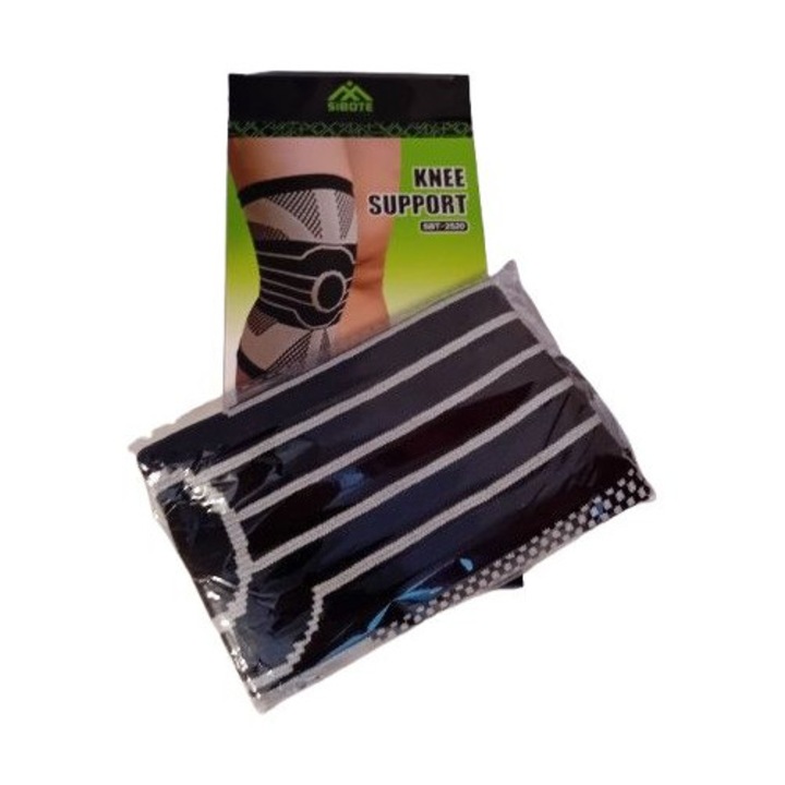 Genunchieră Sibote SBT-2520, suport flexibil, material respirabil, mărime universală
