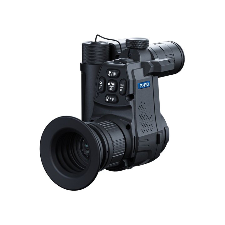 PARD NV007SP2 4K lunetă cu viziune nocturnă clip-on, senzor 3840x2160, dimensiuni 149x68x105mm, greutate 397g