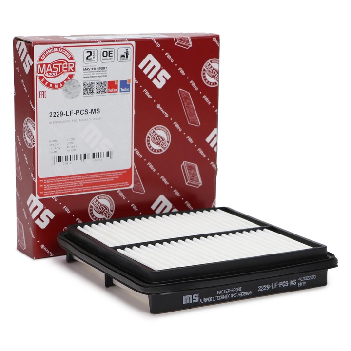 Master-Sport légszűrő, 212x203x39mm, 0.28kg