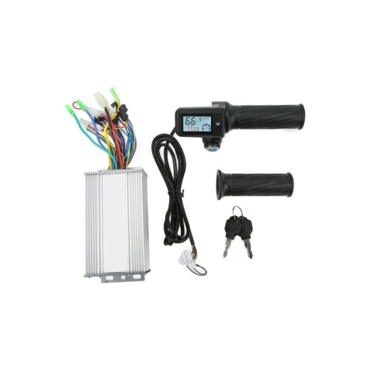 Kit de controller pentru trotinete electrice 500 W, 36 V/48 V, aluminiu, ABS, 1051 g
