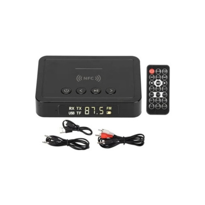 Адаптер Bluetooth 5.0 3 в 1 за предавател и приемник за компютър, телевизор, таблет, високоговорител и други