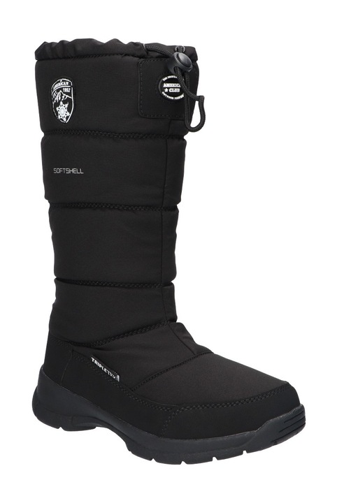 Cizme de iarnă dama, American Club, model SN11, fermoar lateral, negru, 37 EU