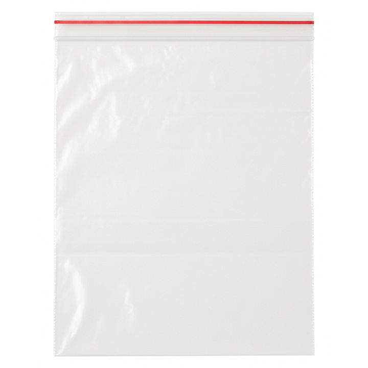Pungi cu fermoar ziplock 180x250mm, 50 microni, 100 buc/set