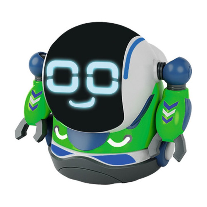 Kit robot programabil Blue Rocket Rock, roți, neasamblat