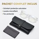 Set 2 Ochelari Protectie Calculator SuperTrends® Anti Lumina Albastra, Ochelari Gaming Fara Dioptrii Unisex, Ochelari Protectie Calculator Cu Lentile Transparente, Culori Alb, Protectie Vizuala Pentru Laptop Telefon Tableta Televizor
