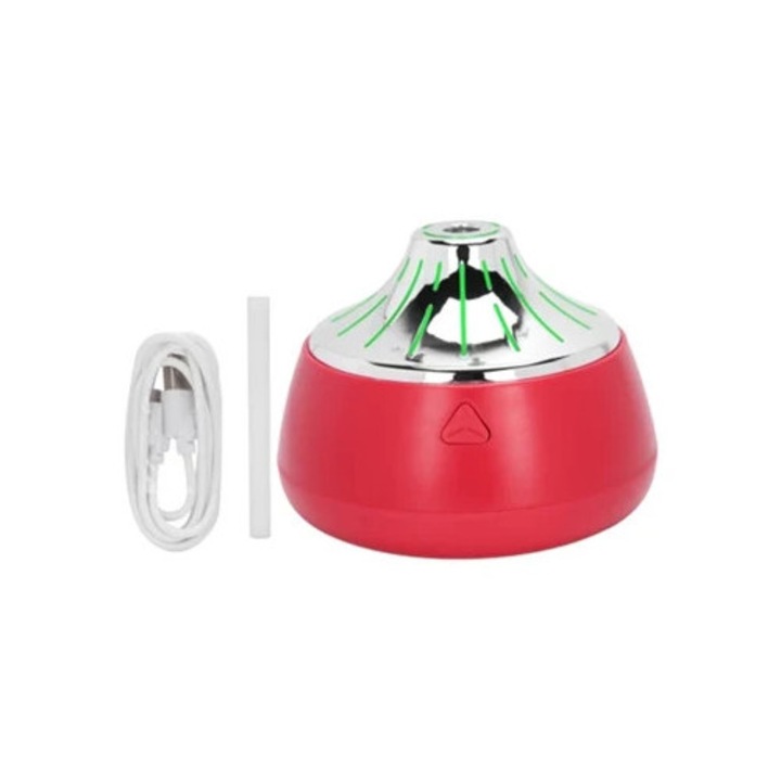 200 ml-es párásító, USB aromaterápiás diffúzor, mini diffúzor világítással, irodába