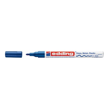 Marker permanent Edding 751 cu vopsea 1-2MM albastru ED751003 Marker permanent Edding 751 cu vopsea 1-2MM albastru ED751003
