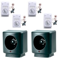 oferta  set 4 aparate pest repeller - aparat anti rozatoare anti soareci anti sobolani anti gandaci  2 x aparat cu ultrasunete anti rozatoare soareci sobolani isotronic xl200 imagen 1_0_
0
