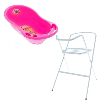 Set cadita 102 cm Safari Roz + Suport metalic cadita Set cadita 102 cm Safari Roz + Suport metalic cadita