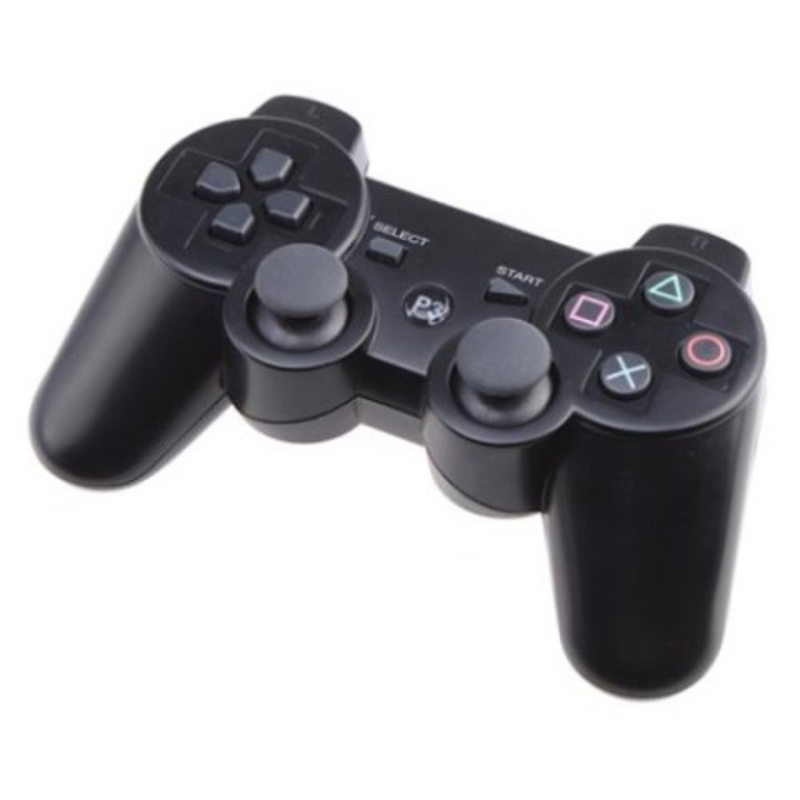Джойстик DualShock 3, За PS3, Безжичен, Черен