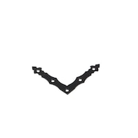 Coltar poarta decorativ NAD8C, 100x100x15x2.0 mm